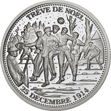 France, Medal, La Trêve de Noël, Silver, MS(65-70)