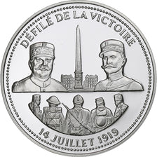 France, Medal, Défilé de la Victoire, Silver, MS(65-70)