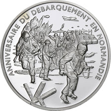 Frankreich, Medaille, Anniversaire du Débarquement de Normandie, Silber, STGL