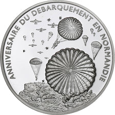 Frankreich, Medaille, Anniversaire du Débarquement de Normandie, Silber, STGL