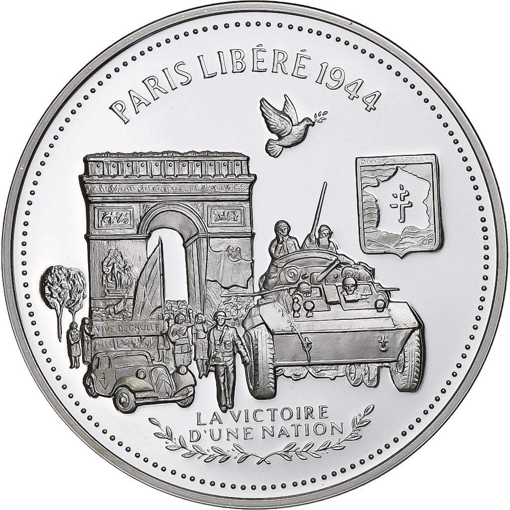 Frankreich, Medaille, Paris Libéré 1944, Silber, STGL