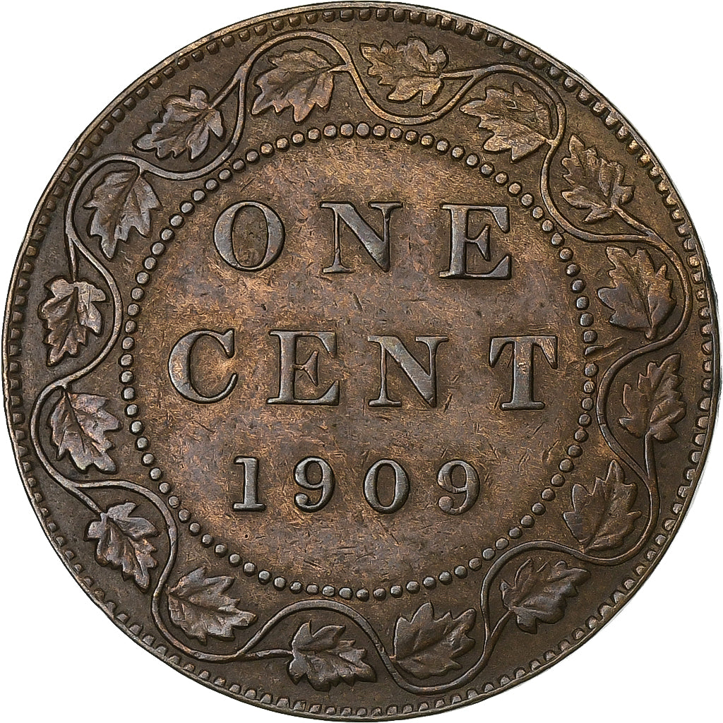Canada, Edward VII, Cent, 1909, Royal Canadian Mint, Bronze, EF(40-45), KM:8