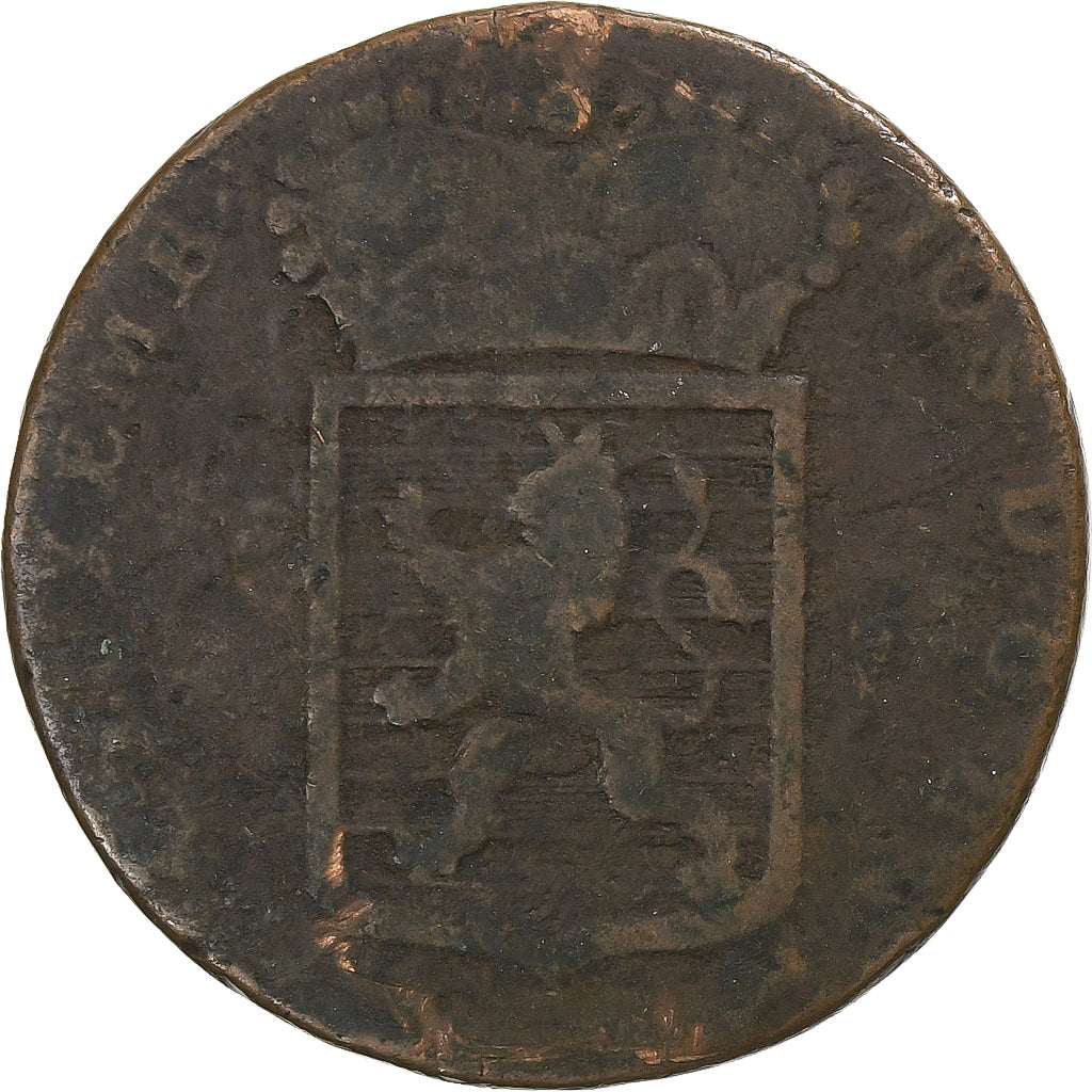 Luxembourg, Joseph II, Sol, 1786, Brussels, Copper, F(12-15), KM:11