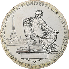 France, 10 Euro, Pièces d'Histoire, Tour Eiffel, 2019, Argent, FDC