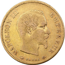 Frankreich, Napoleon III, 10 Francs, 1857, Paris, Gold, S, Gadoury:1014