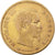 França, Napoleon III, 10 Francs, 1857, Paris, Dourado, VF(20-25), Gadoury:1014