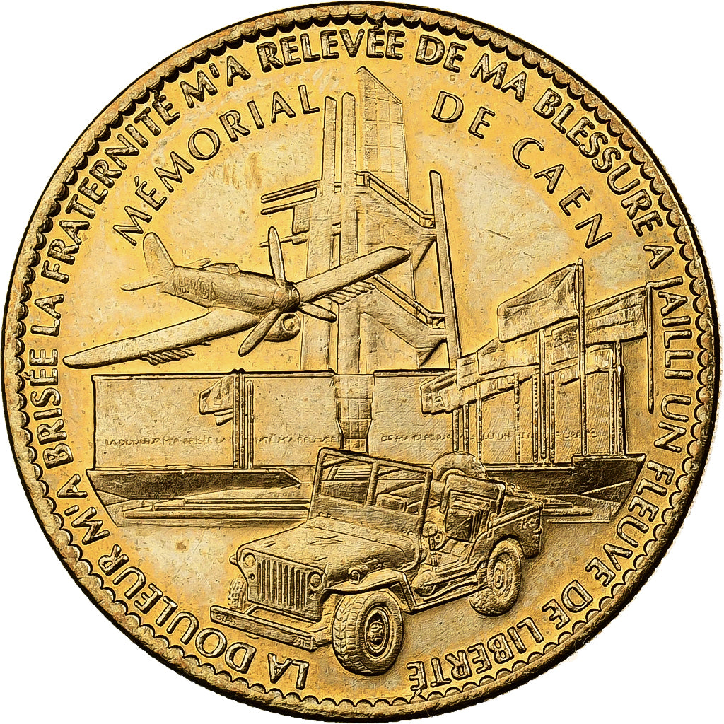 França, Token, Caen - Mémorial n°2, 2011, Cuproníquel Alumínio, Arthus