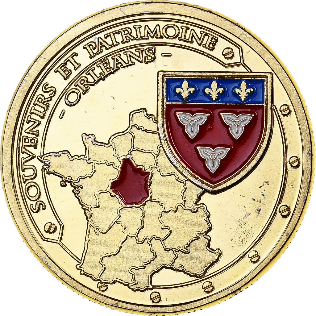 Francia, ficha, Jeanne d'Arc, Orléans, Rame-nichel, Souvenirs et Patrimoine