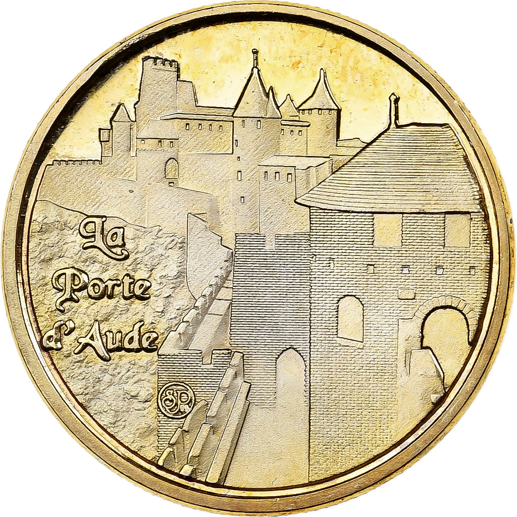 Frankrijk, Token, La Citadelle de Carcassonne, Copper-nickel, Souvenirs et