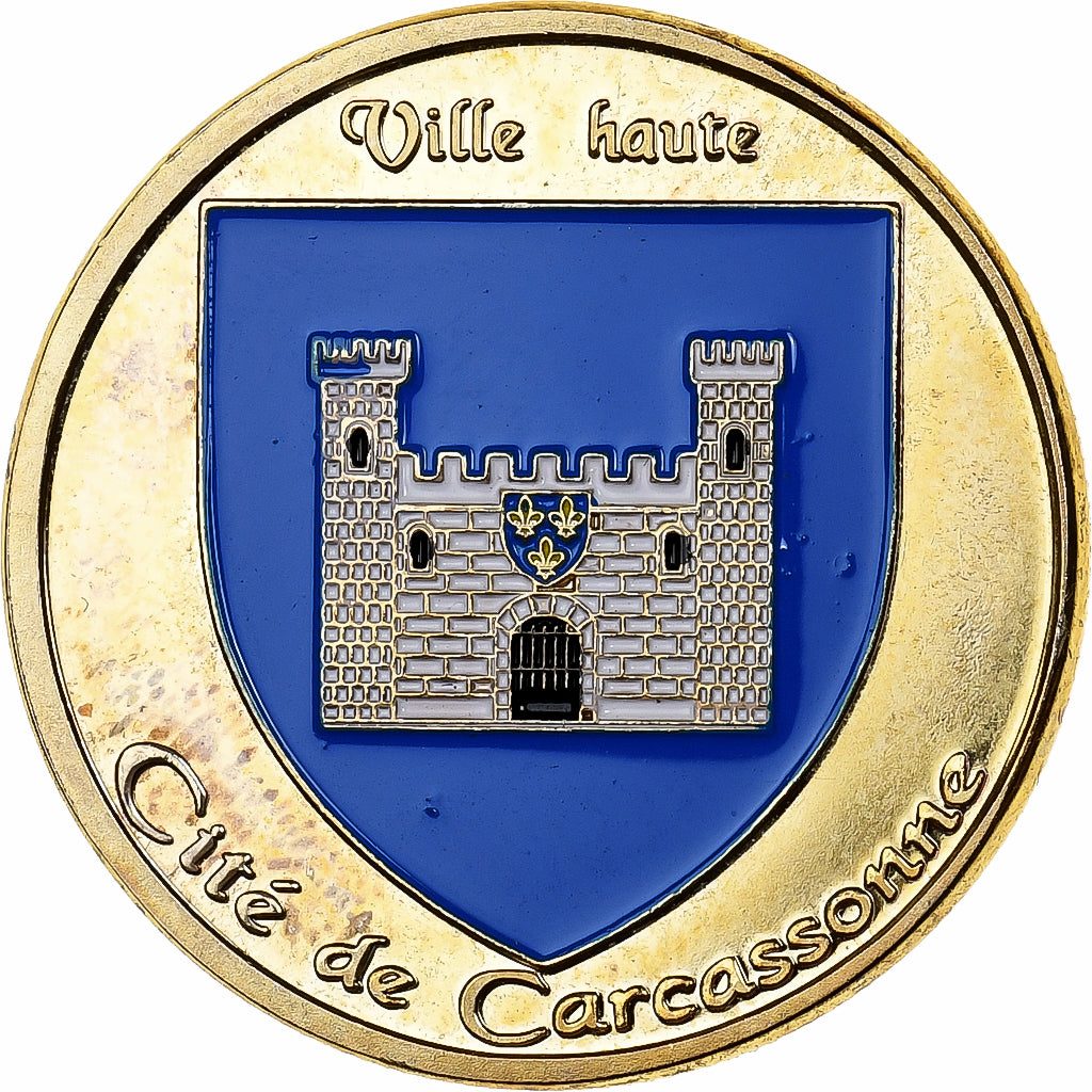 Frankrijk, Token, La Citadelle de Carcassonne, Copper-nickel, Souvenirs et