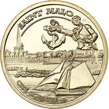 Francia, ficha, Saint-Malo, Rame-nichel-alluminio, Souvenirs et Patrimoine, SPL-