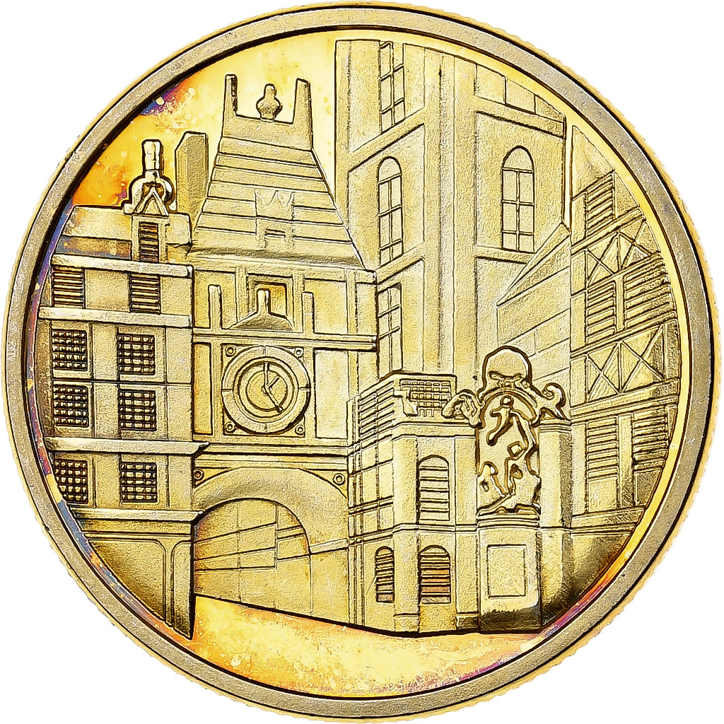 França, Token, Ville de Rouen, Cobre-Níquel-Alumínio, Souvenirs et