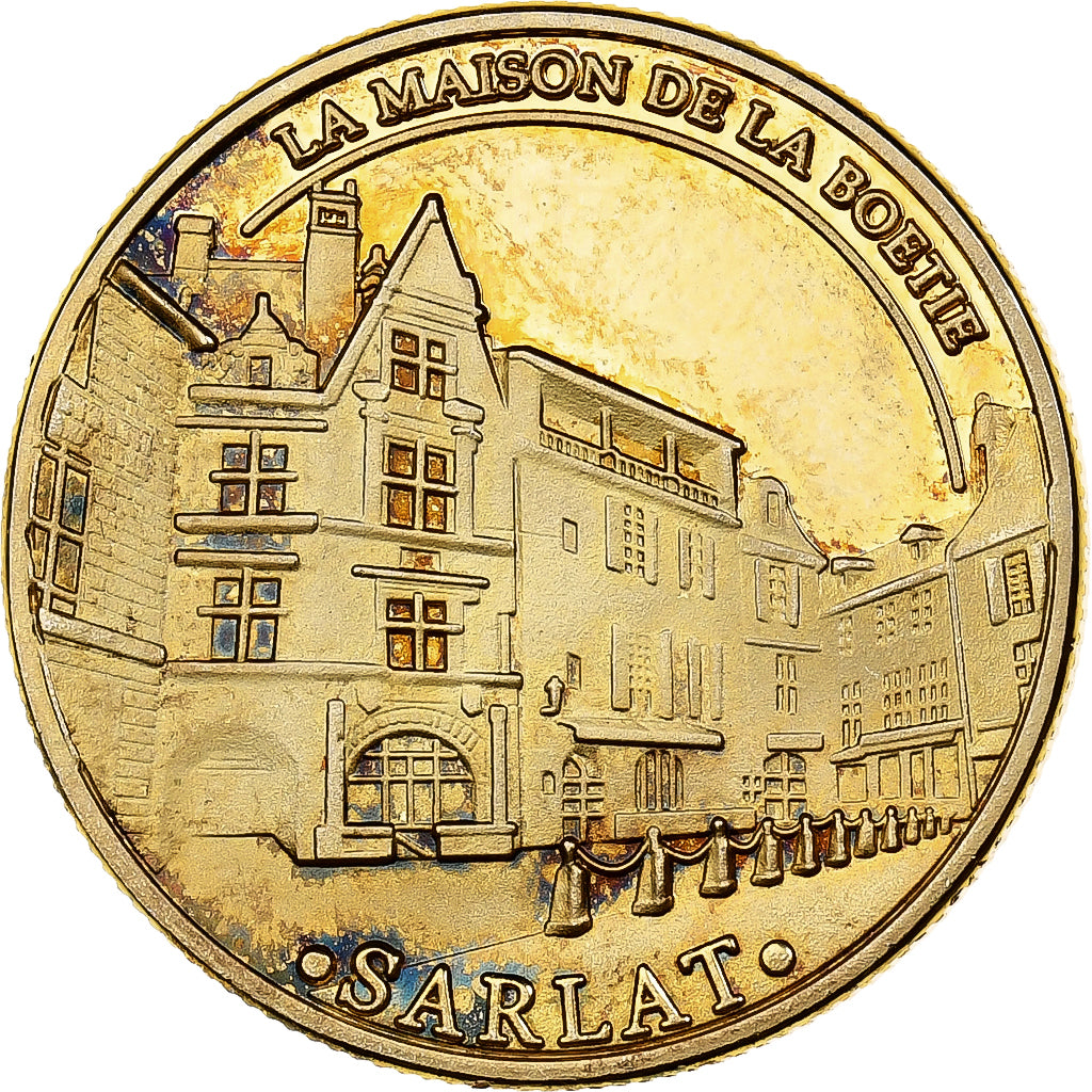 France, Jeton, 24/ Sarlat - Maison de la Boétie, Cupronickel aluminium, SUP