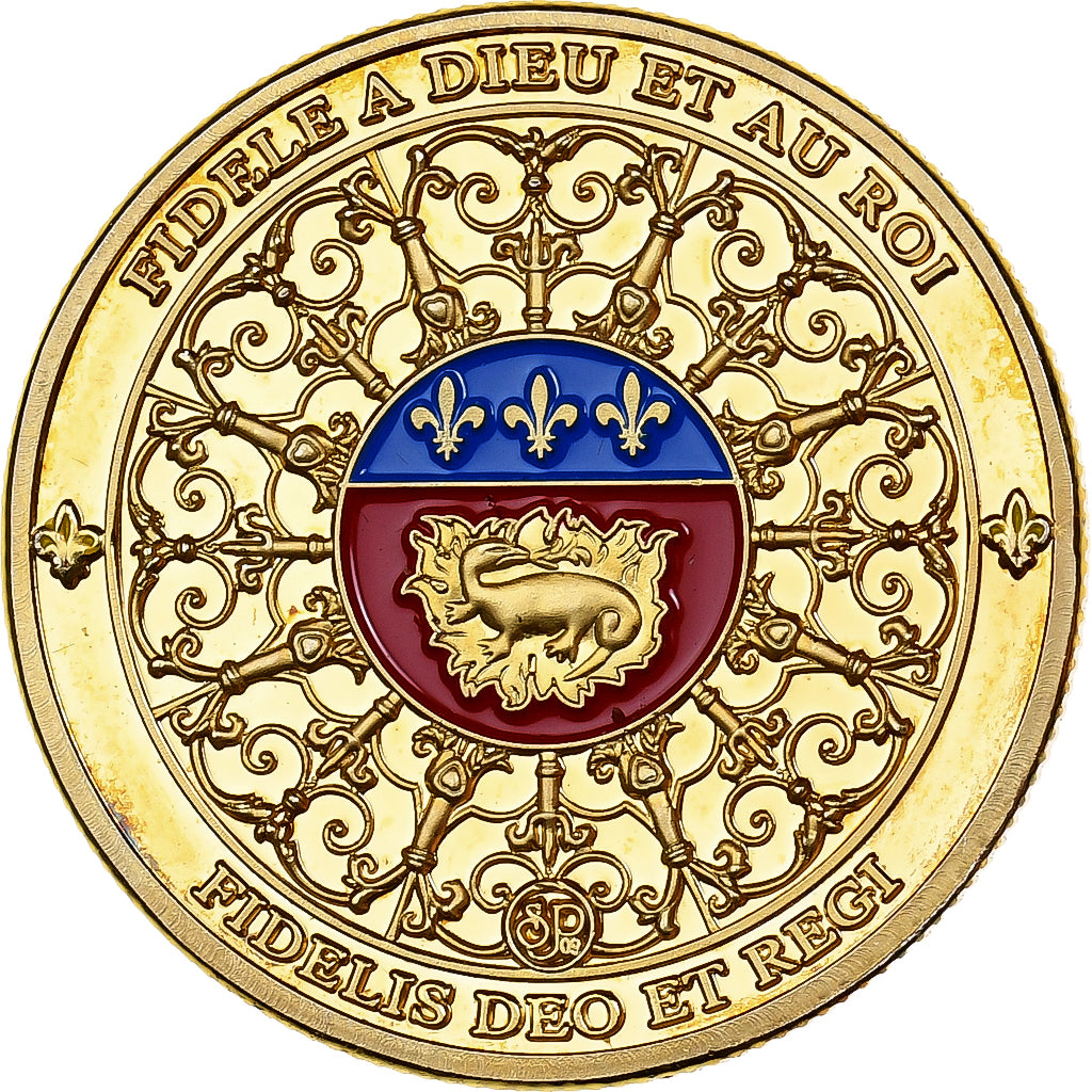 France, Jeton, 24/ Sarlat - Maison de la Boétie, Cupronickel aluminium, SUP