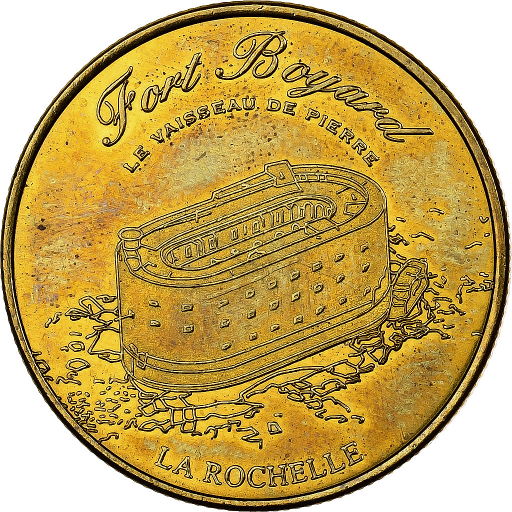 França, Token, Fort Boyard, Cobre-Níquel-Alumínio, Souvenirs et Patrimoine