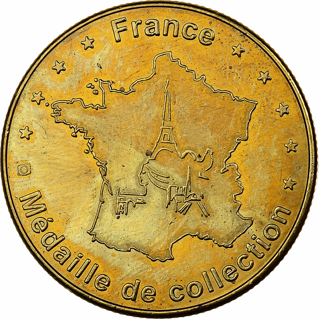 França, Token, Fort Boyard, Cobre-Níquel-Alumínio, Souvenirs et Patrimoine