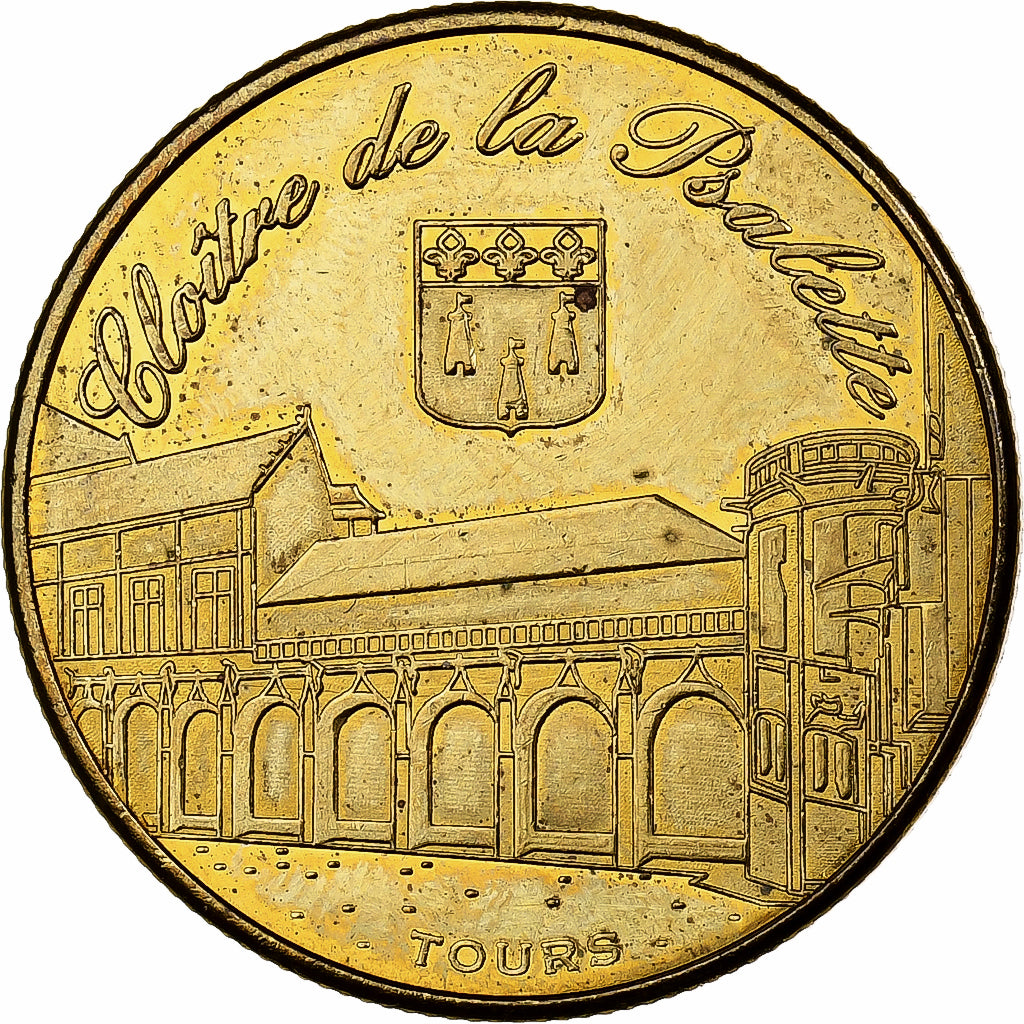 França, Token, Le Cloître de la Psalette, Tours, Cobre-Níquel-Alumínio