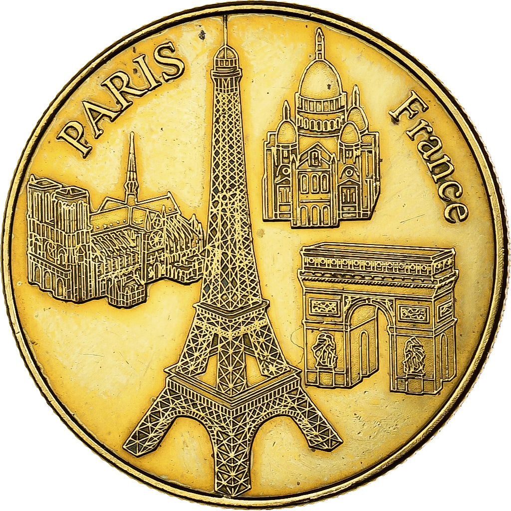France, Token, La ville de Paris, Copper-Nickel-Aluminum, Souvenirs et