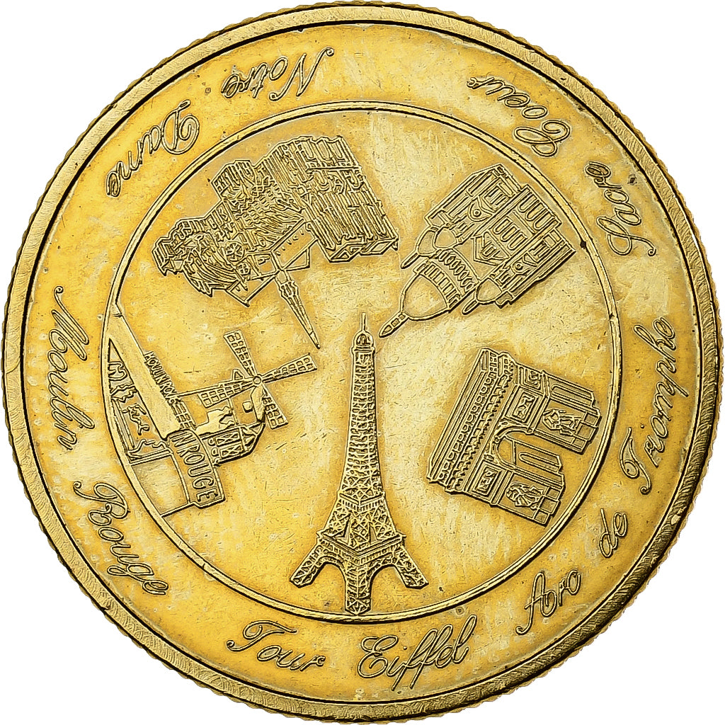 France, Token, La ville de Paris, Copper-Nickel-Aluminum, Souvenirs et