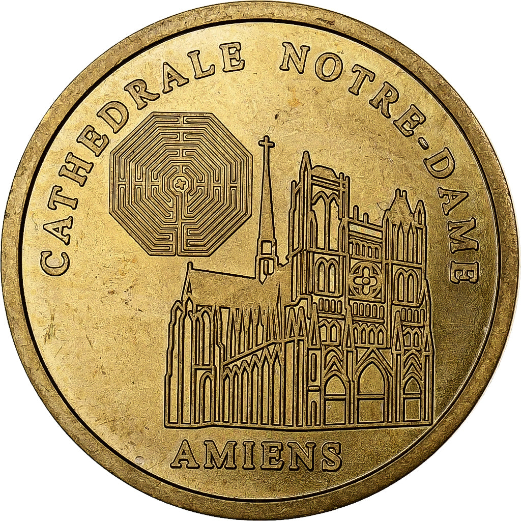 Francja, Token, Cathédrale Notre-Dame d'Amiens, Miedź-Nikel-Aluminium