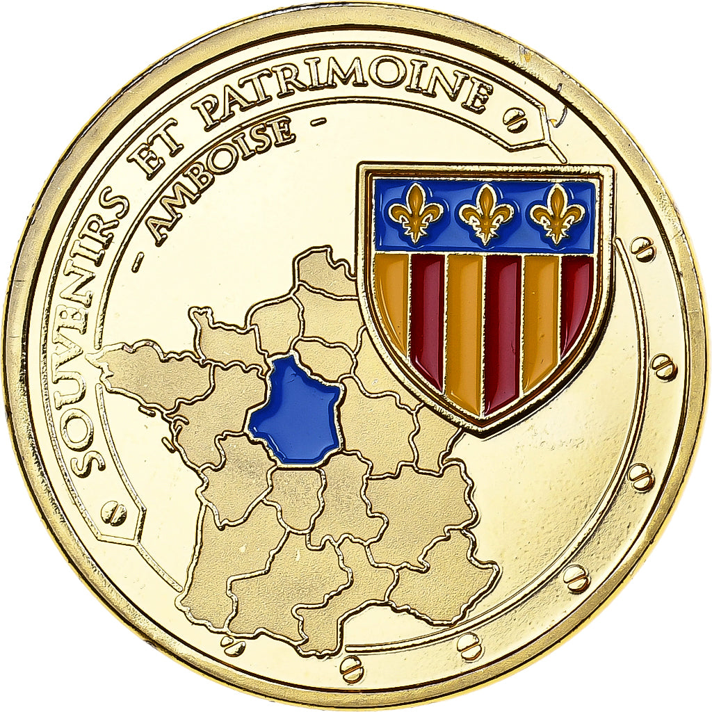 Frankrijk, Token, 37/ Château d'Amboise, Copper-nickel, Souvenirs et