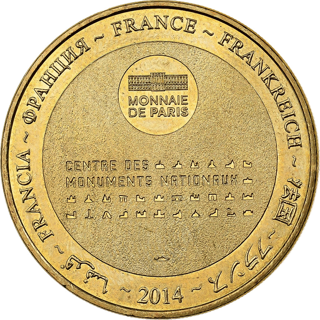France, Jeton, Paris - Centre des monuments nationaux - 100 ans, 2014