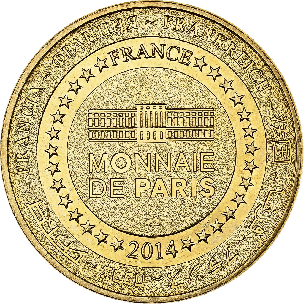 France, Token, Paris - Musée Grévin - Colonne Jackson, 2014, Copper-nickel