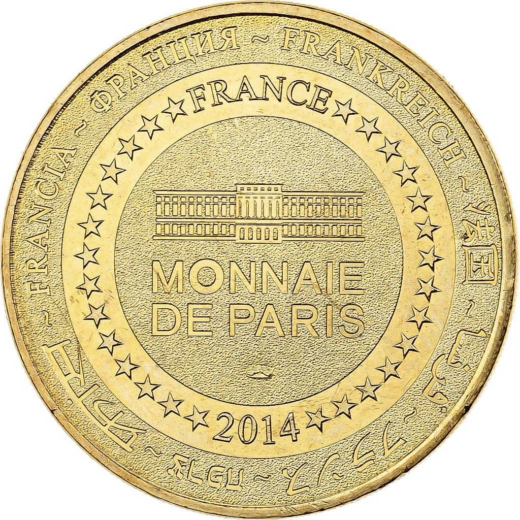 Frankreich, betaalpenning, Monuments de Paris, 2014, Copper-nickel Aluminium