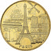 França, Token, Monuments de Paris, 2014, Cuproníquel Alumínio, MDP, MS(63)