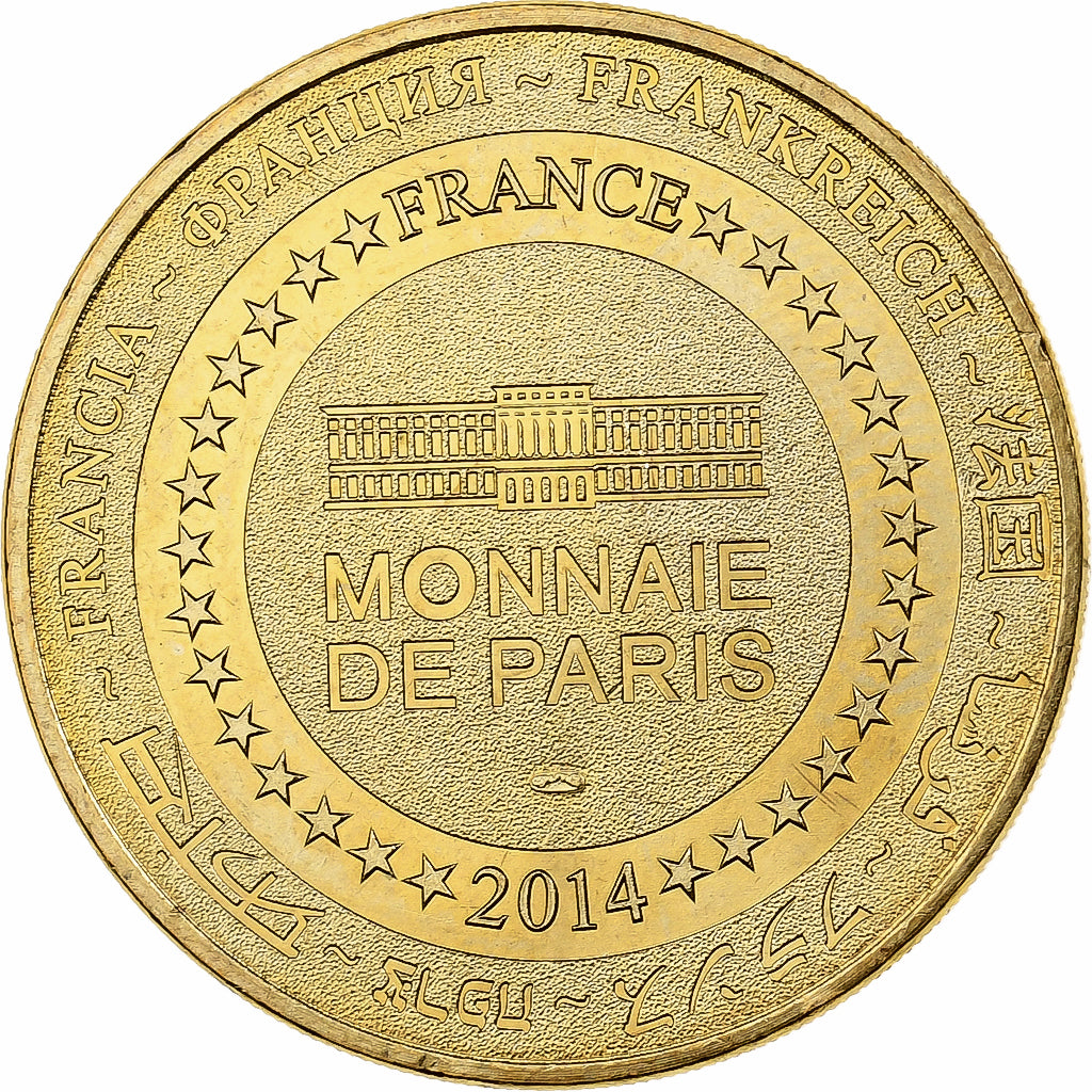 França, Token, Monuments de Paris, 2014, Cuproníquel Alumínio, MDP, MS(63)