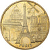 Francja, Token, Paris - Tour Eiffel n° 3 - les 5 monuments, 2011, Miedzionikiel