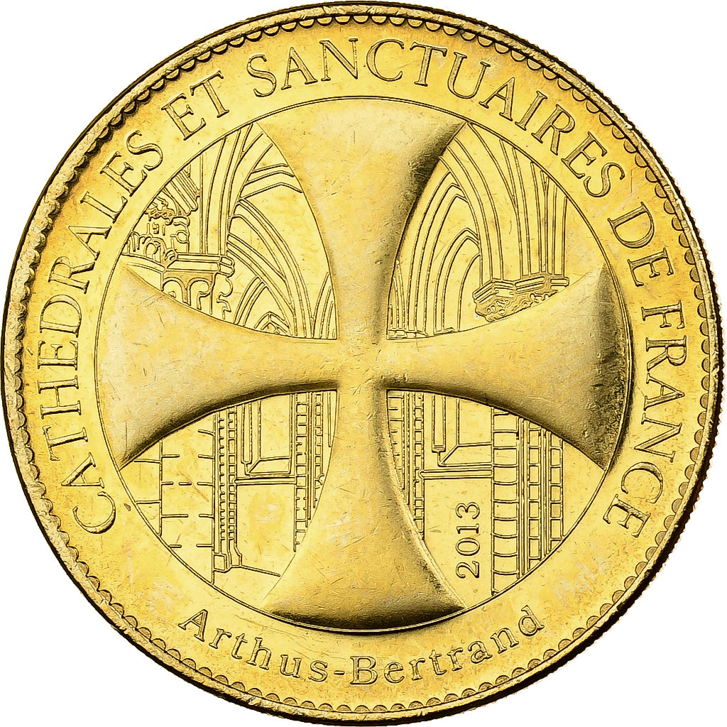France, Token, Lisieux - Basilique Ste Thérèse, 2013, Copper-nickel Aluminium