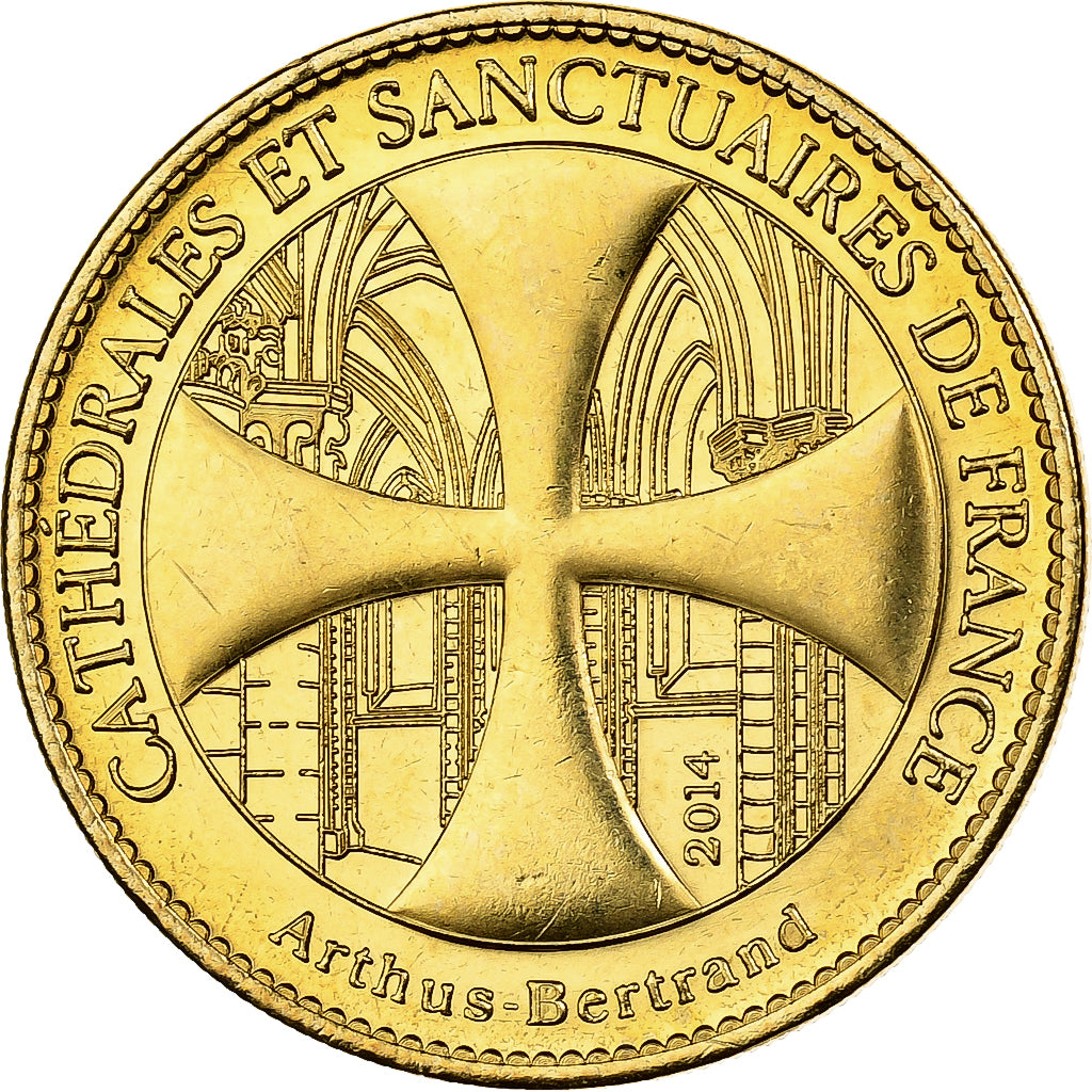 Frankreich, betaalpenning, Lisieux - Basilique - Chasse de Sainte-Thérèse