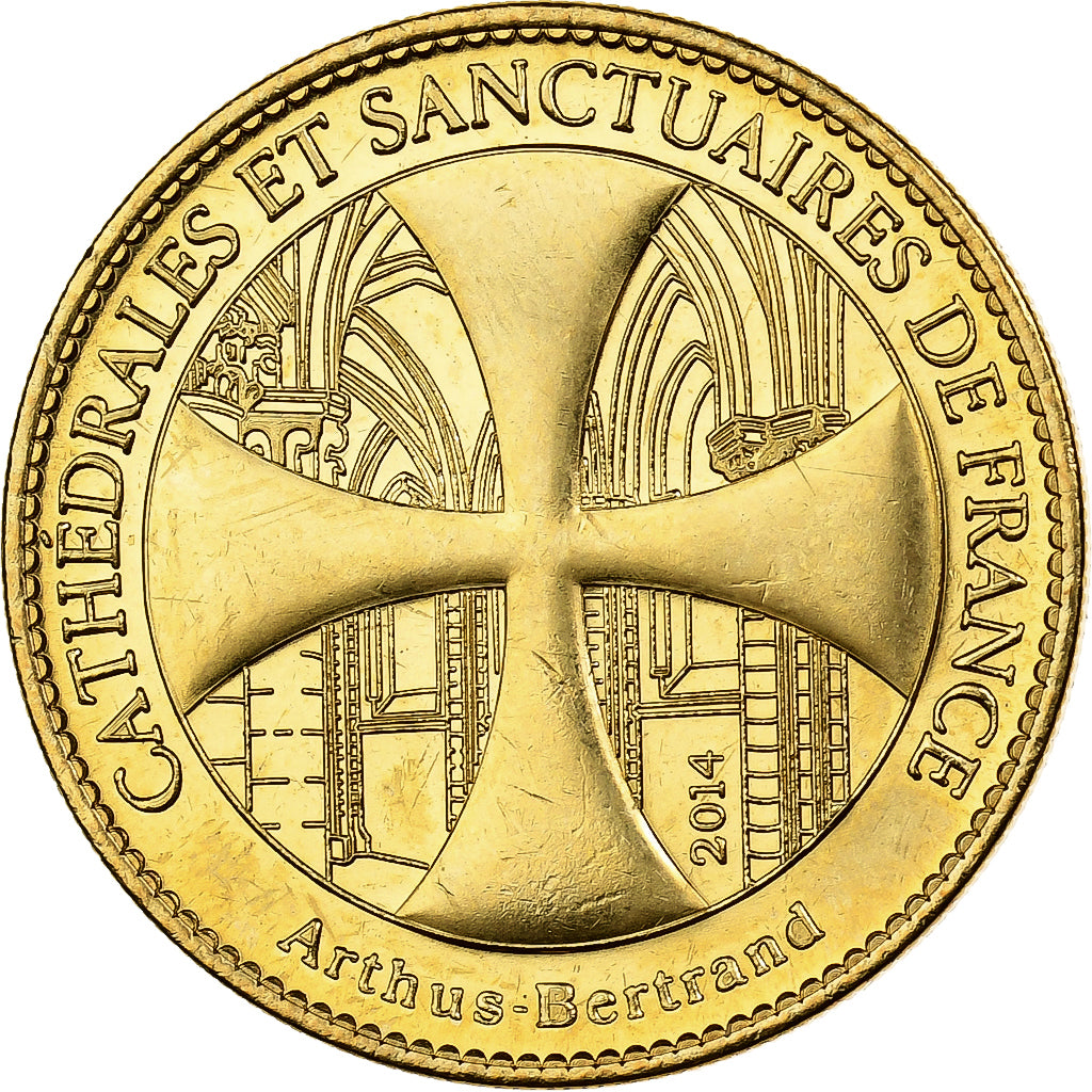 Frankreich, betaalpenning, Lisieux - Basilique - Chasse de Sainte-Thérèse
