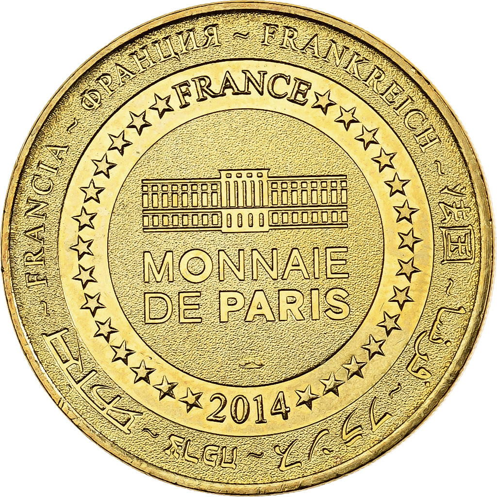 France, Jeton, 86/ Futuroscope - Lapins Crétins - Indien, 2014, Cupro-nickel