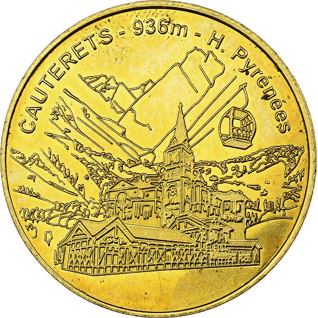 France, Token, Cauterets, Pyrénées, Copper-nickel Aluminium, MDP, AU(55-58)