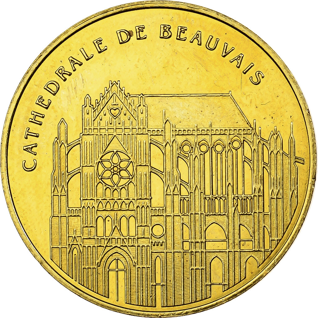 France, Token, Cathédrale de Beauvais, Copper-nickel Aluminium, MDP, AU(55-58)