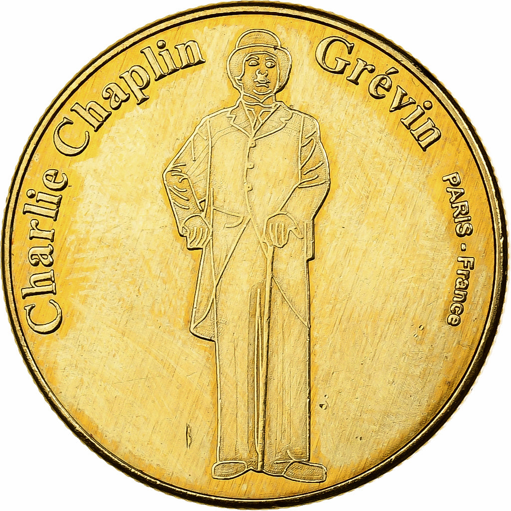 Frankrijk, Token, Paris - Musée Grévin - Charlie Chaplin, Copper-nickel