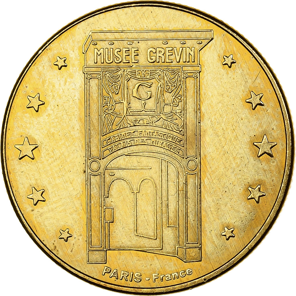 Frankrijk, Token, Paris - Musée Grévin - Charlie Chaplin, Copper-nickel
