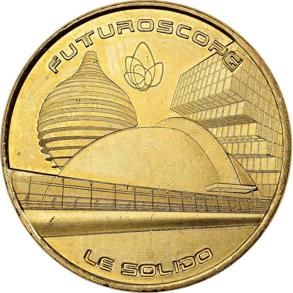França, Token, 86/ Futuroscope - Le Solido, 2014, Cuproníquel Alumínio