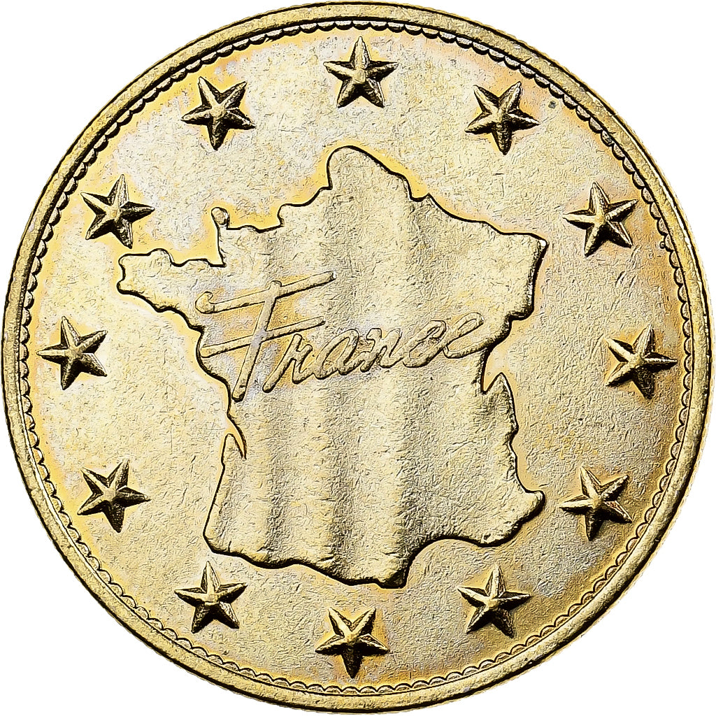 France, Token, Pays Catalan, Copper-nickel Aluminium, AU(55-58)