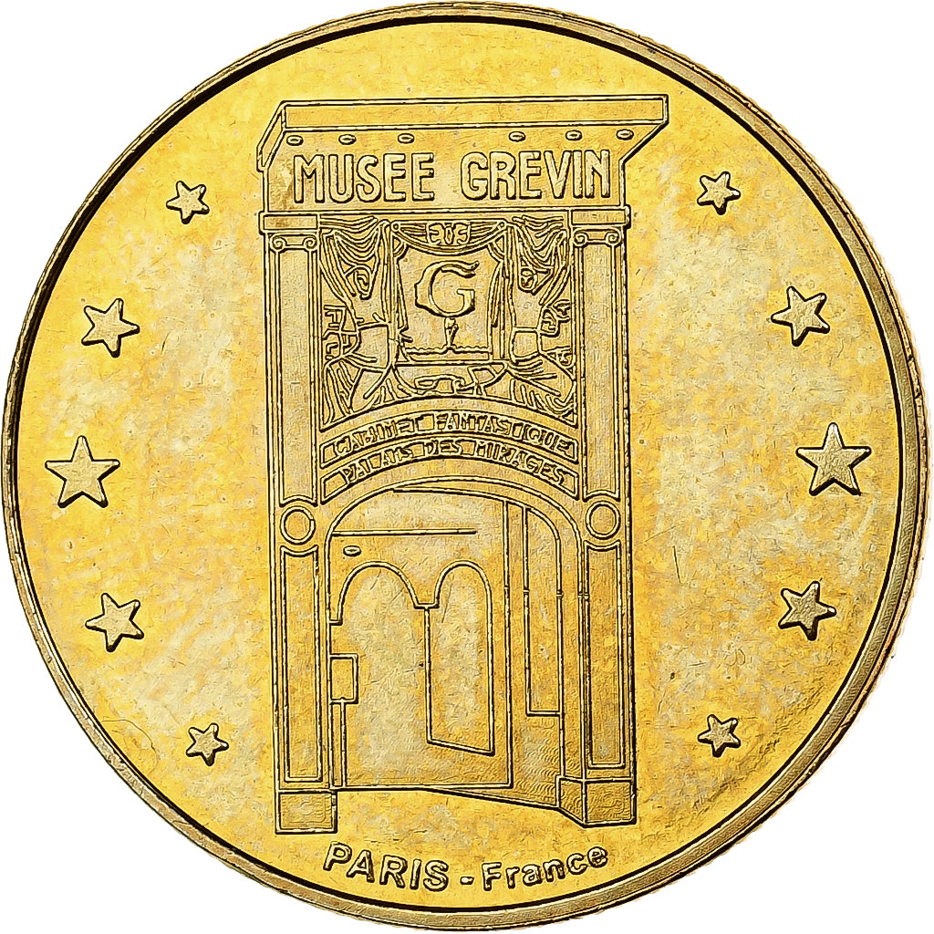 France, Token, Musée Grévin, Jean-Paul II, Copper-nickel Aluminium, AU(55-58)