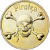 France, Token, Pirates, Copper-nickel Aluminium, AU(55-58)
