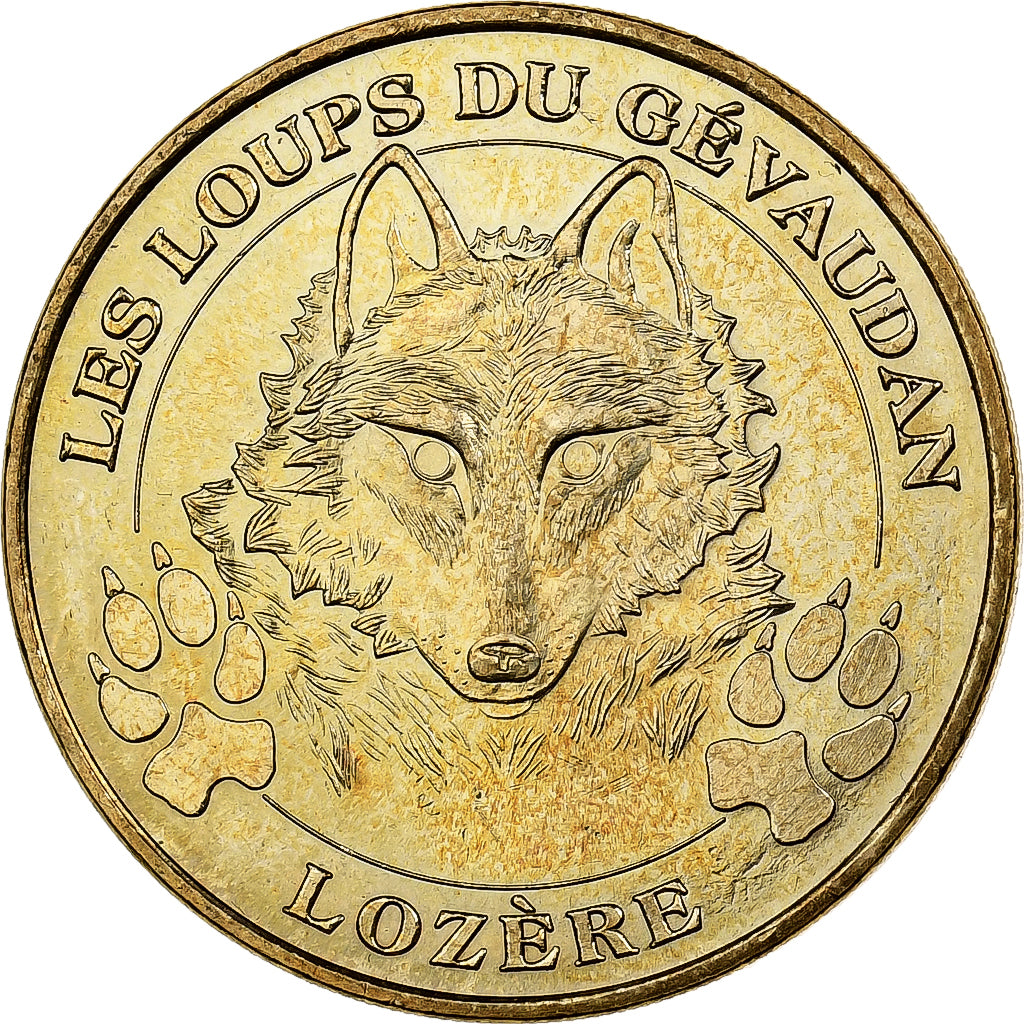 Frankreich, betaalpenning, Saint-Léger-de-Peyre - Les loups du Gévaudan n°1