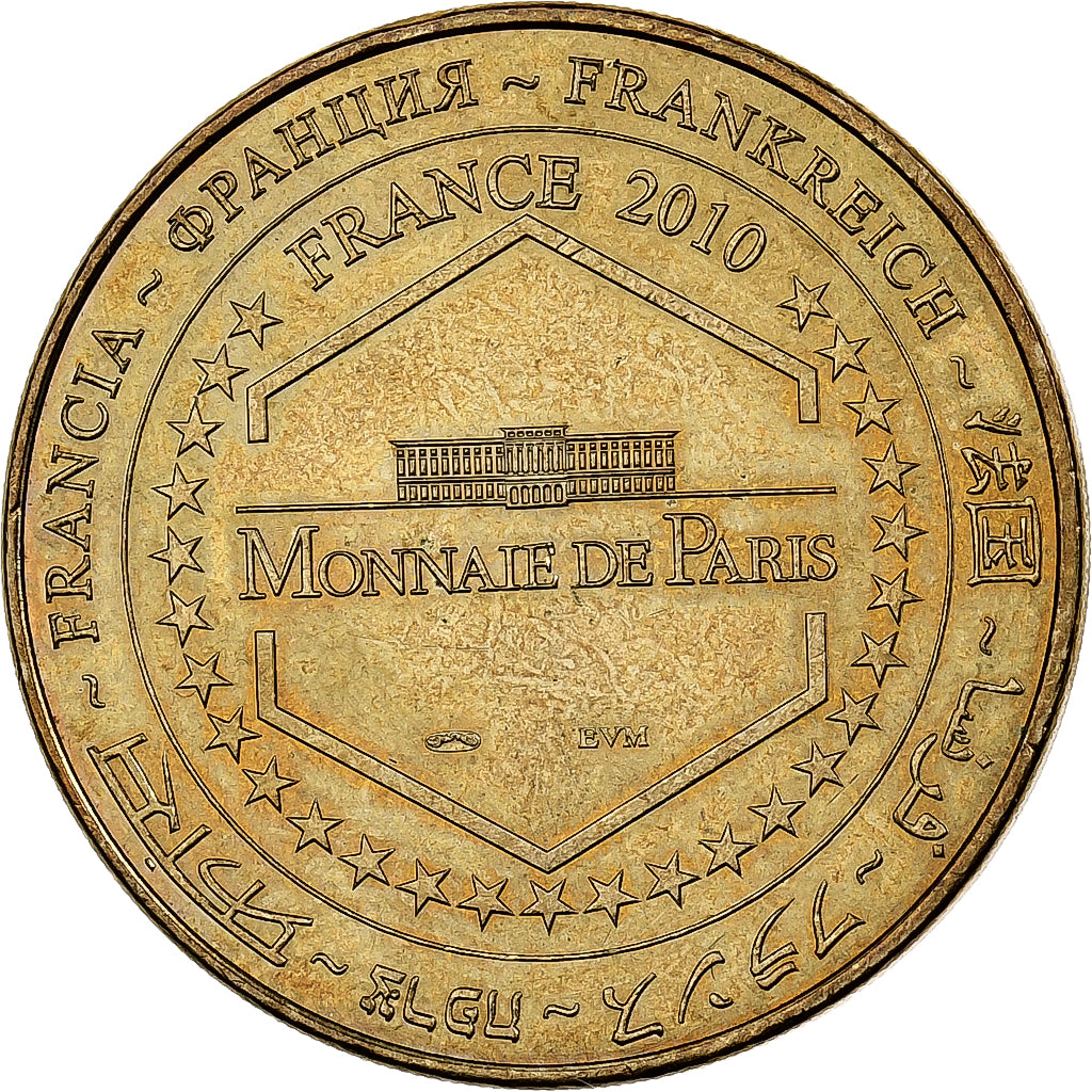 France, Token, 48/ Loups du Gévaudan, 2010, Copper-nickel Aluminium, Monnaie de