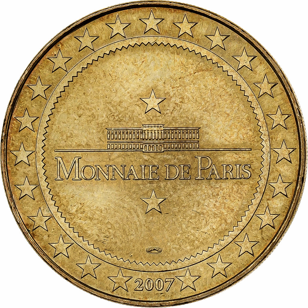 Francia, zeton, Paris - La Géode n°3, 2007, Aluminio y cuproníquel, MDP, EBC