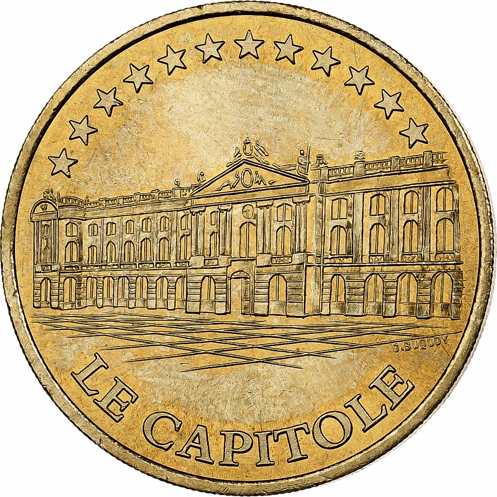 Francia, Euro, Toulouse - Le Capitole, 1998, Aluminio y cuproníquel, EBC