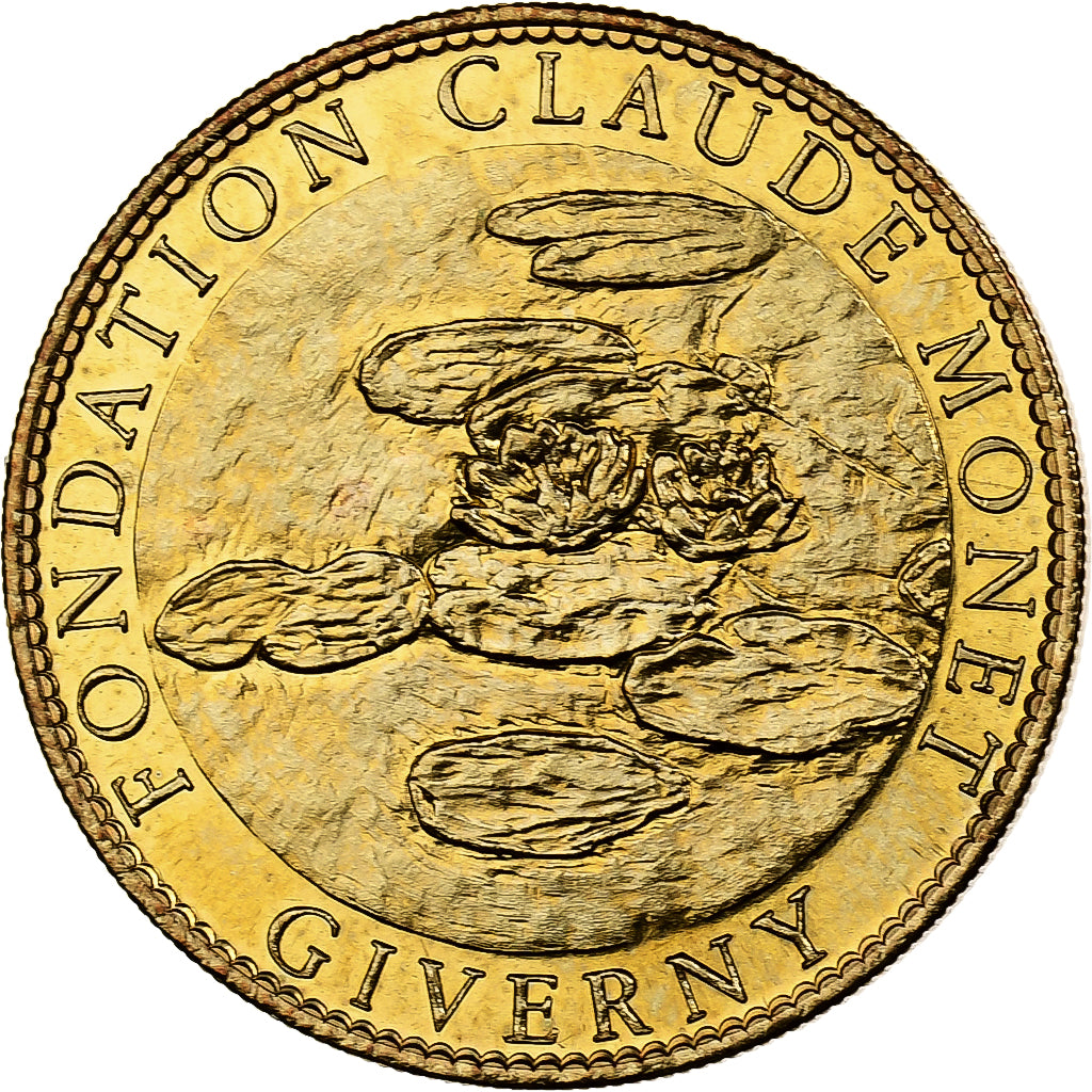 Francia, zeton, 27/ Fondation Claude Monet - Giverny, 2010, Aluminio y