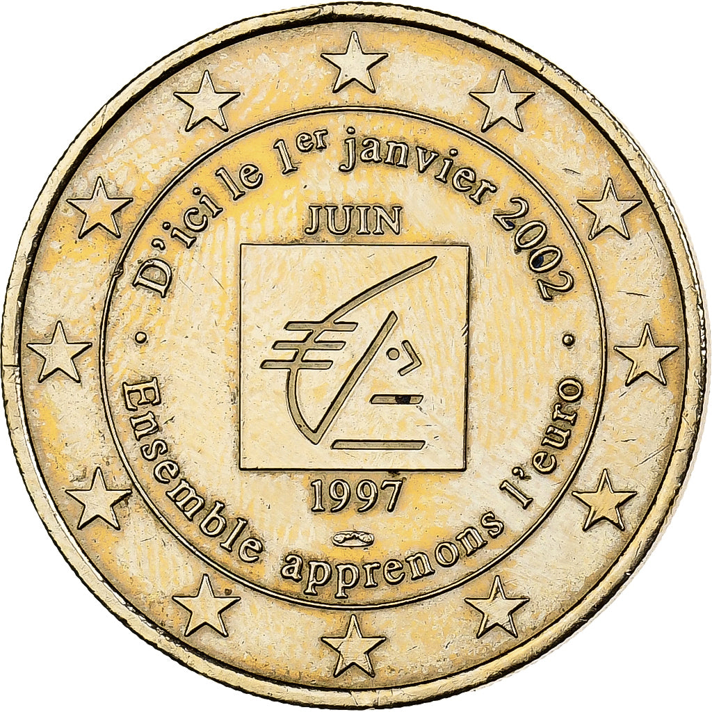 Francia, Euro, Groupe des Caisses d'Epargne, 1997, Rame-nichel-alluminio, BB+