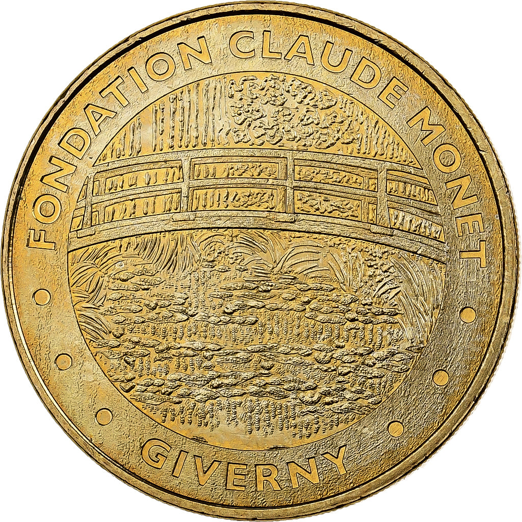 France, Token, Giverny - Fondation Claude Monet - le pont, 2012, Copper-nickel